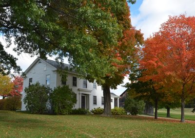 White Oak House in autumn